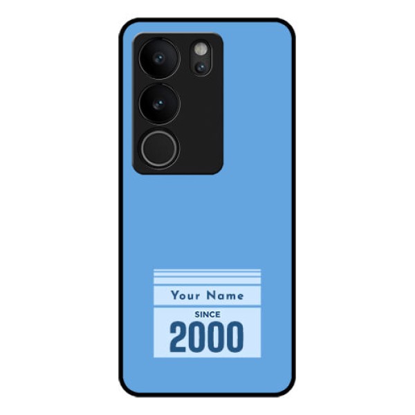 Vivo V29 Pro 5G Custom Glass Phone Case - Custom Year Of Birth Design