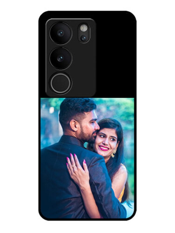 Custom Vivo V29 Pro 5G Custom Glass Phone Case - Upload Full Picture With Custom Color Design