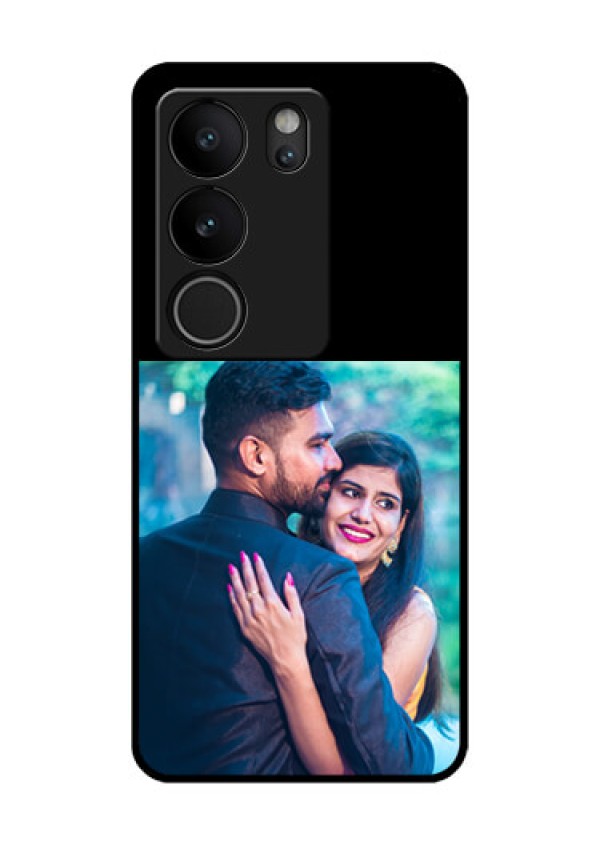 Vivo V29 Pro 5G Custom Glass Phone Case - Upload Full Picture With Custom Color Design