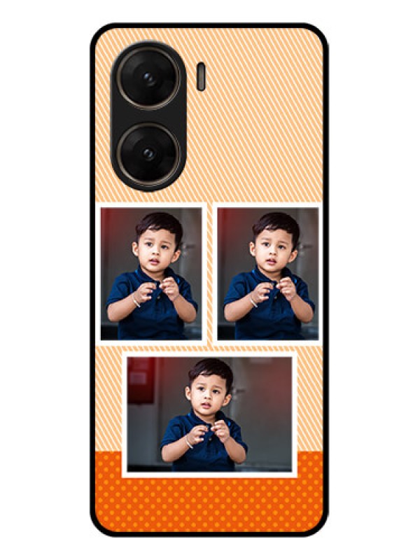 Custom Vivo V29E 5G Custom Glass Phone Case - Bulk Photos Upload Design