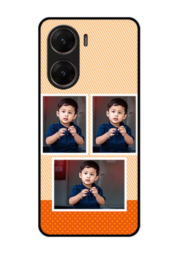 Vivo V29E 5G Custom Glass Phone Case - Bulk Photos Upload Design