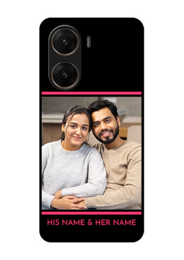 Vivo V29E 5G Custom Glass Phone Case - With Add Text Design