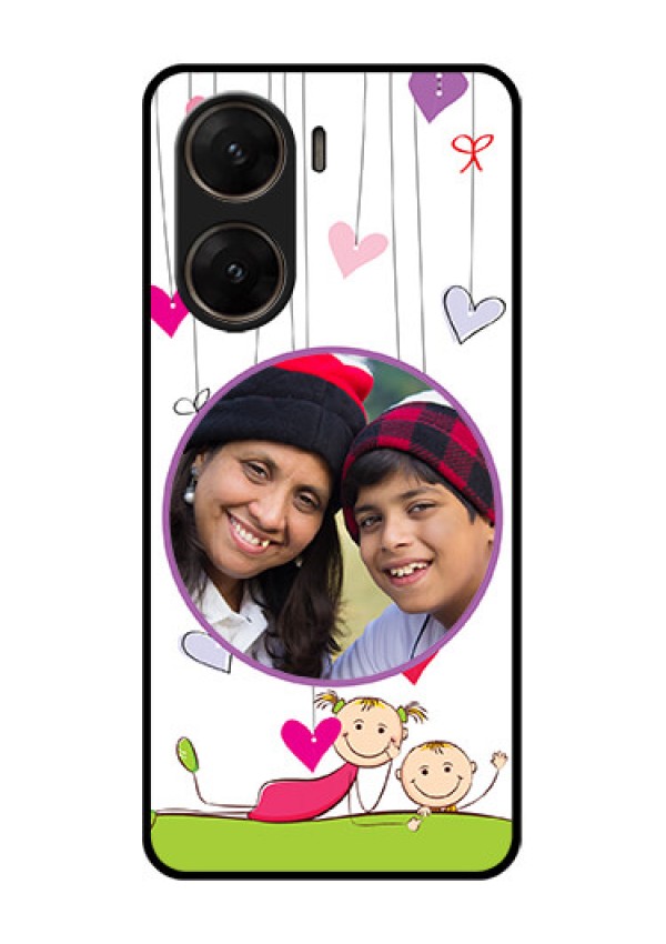 Vivo V29E 5G Custom Glass Phone Case - Cute Kids Phone Case Design