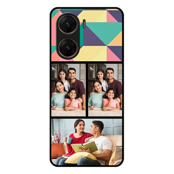Vivo V29E 5G Custom Glass Phone Case - Bulk Pic Upload Design