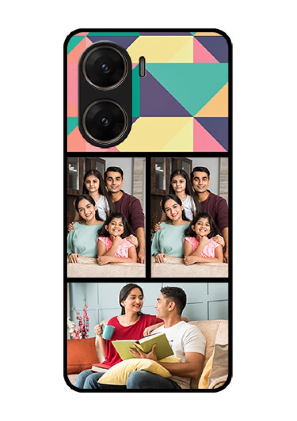 Vivo V29E 5G Custom Glass Phone Case - Bulk Pic Upload Design