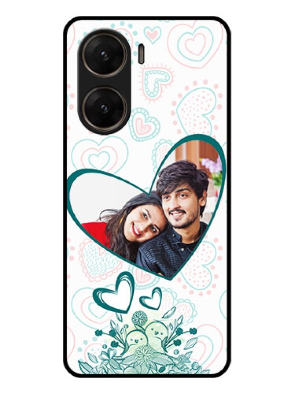 Custom Vivo V29E 5G Custom Glass Phone Case - Premium Couple Design