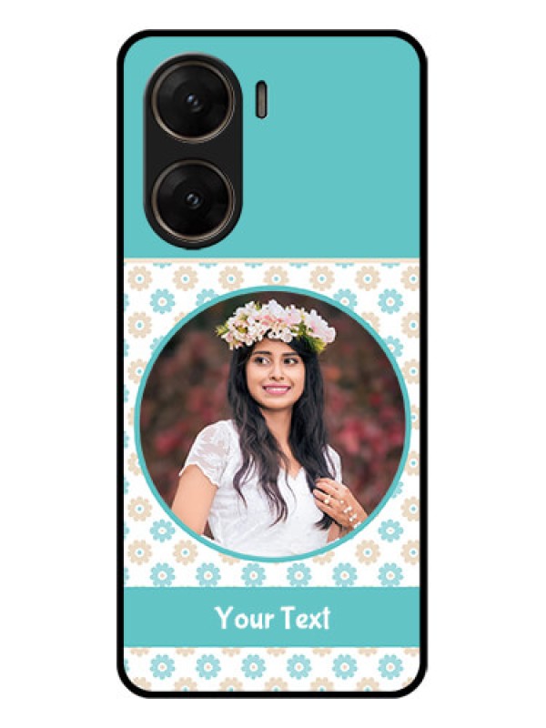 Custom Vivo V29E 5G Custom Glass Phone Case - Beautiful Flowers Design