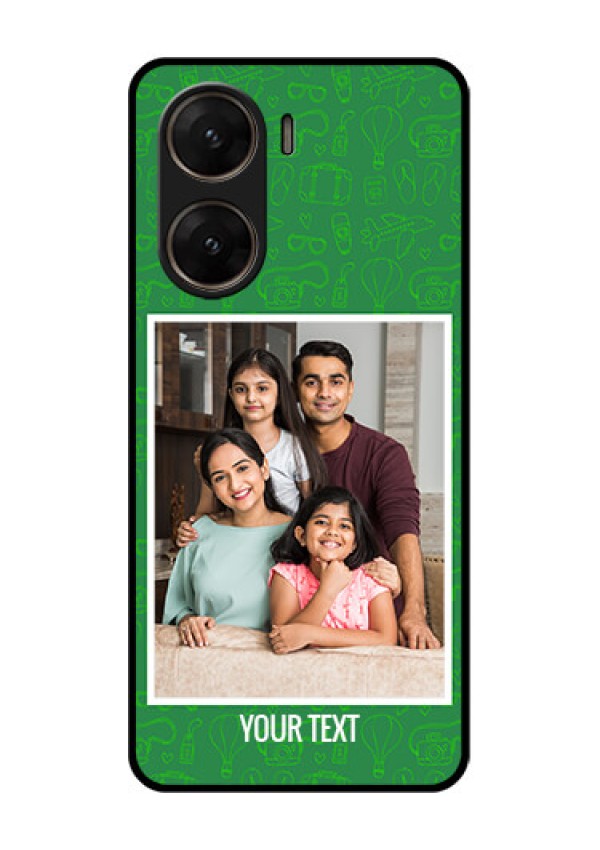 Vivo V29E 5G Custom Glass Phone Case - Picture Upload Design