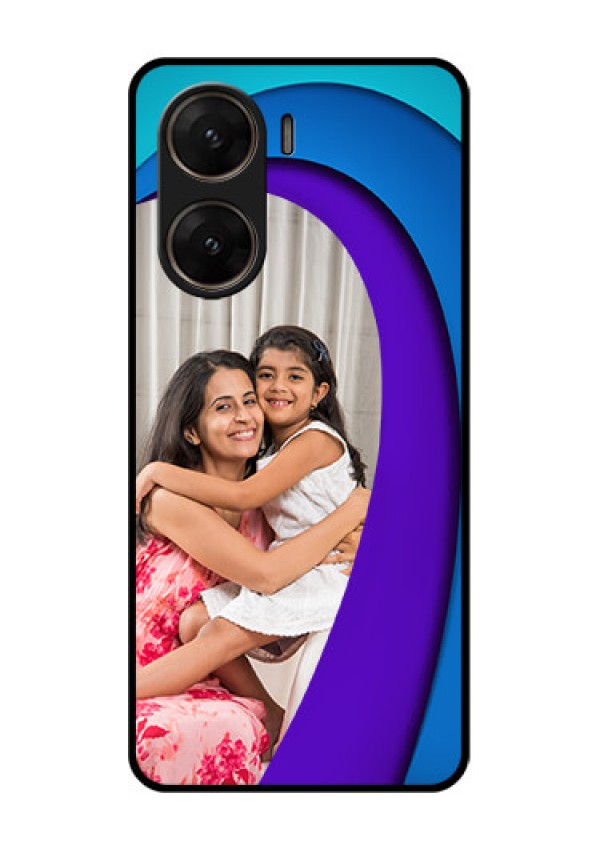 Vivo V29E 5G Custom Glass Phone Case - Simple Pattern Design