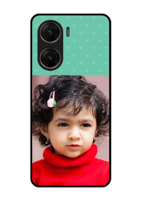Vivo V29E 5G Custom Glass Phone Case - Lovers Picture Design