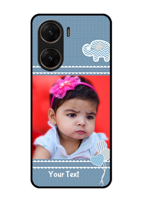 Vivo V29E 5G Custom Glass Phone Case - With Kids Pattern Design