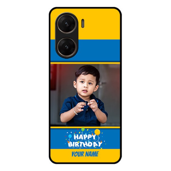 Vivo V29E 5G Custom Glass Phone Case - Birthday Wishes Design