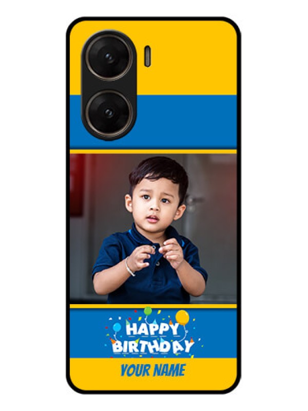 Custom Vivo V29E 5G Custom Glass Phone Case - Birthday Wishes Design