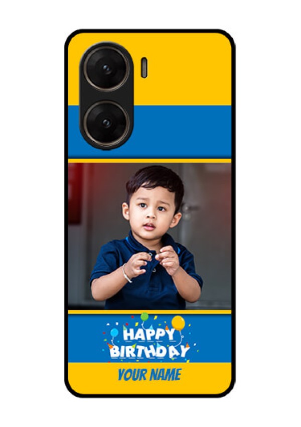 Vivo V29E 5G Custom Glass Phone Case - Birthday Wishes Design