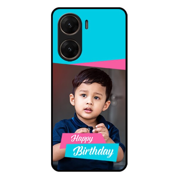 Vivo V29E 5G Custom Glass Phone Case - Image Holder With 2 Color Design Vivo V29E 5G Custom Glass Phone Case - Image Holder With 2 Color Design