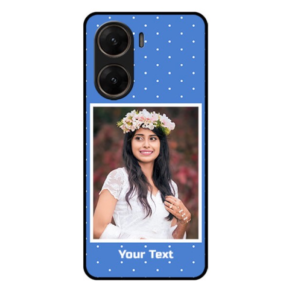 Vivo V29E 5G Custom Glass Phone Case - Polka Dots Design