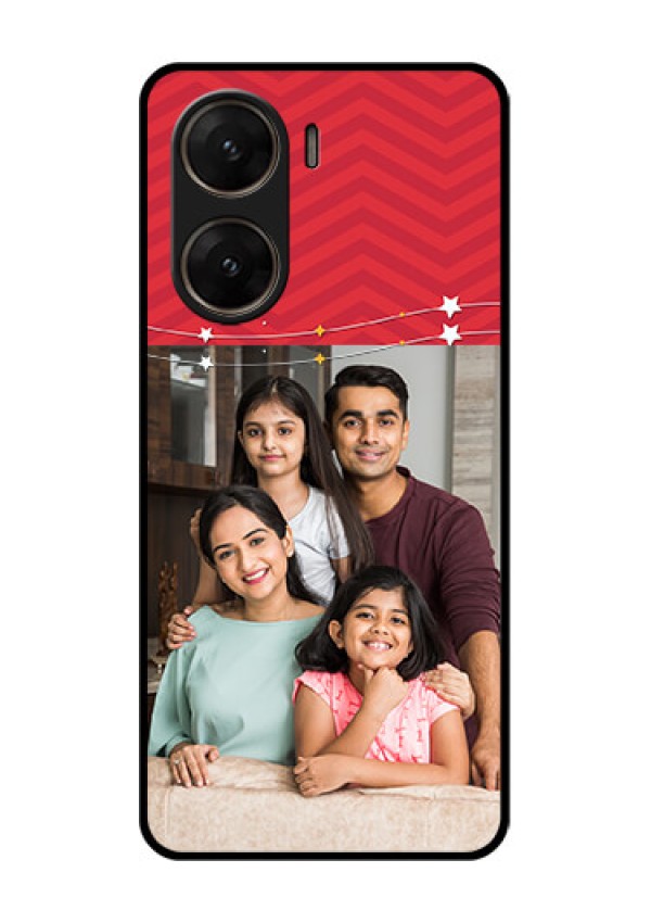 Vivo V29E 5G Custom Glass Phone Case - Happy Family Design