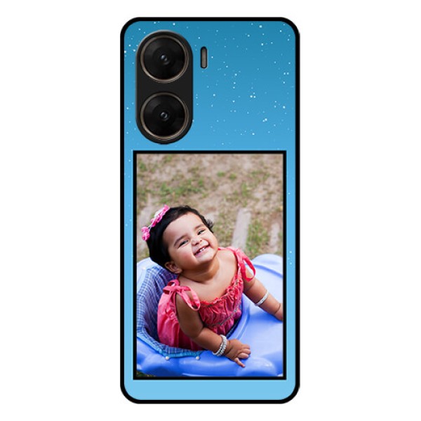 Vivo V29E 5G Custom Glass Phone Case - Wave Pattern Colorful Design