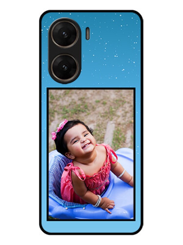 Custom Vivo V29E 5G Custom Glass Phone Case - Wave Pattern Colorful Design