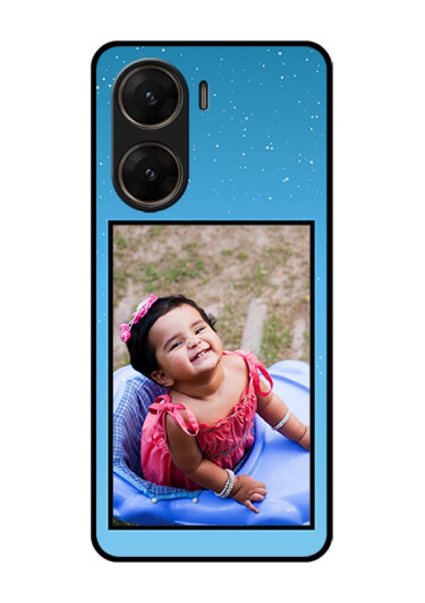 Vivo V29E 5G Custom Glass Phone Case - Wave Pattern Colorful Design