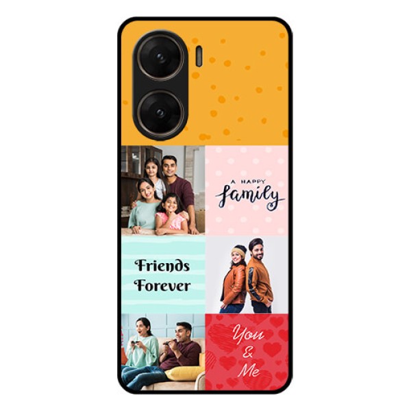 Vivo V29E 5G Custom Glass Phone Case - Images With Quotes Design