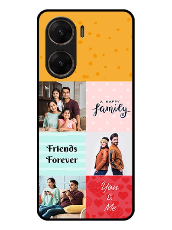 Custom Vivo V29E 5G Custom Glass Phone Case - Images With Quotes Design