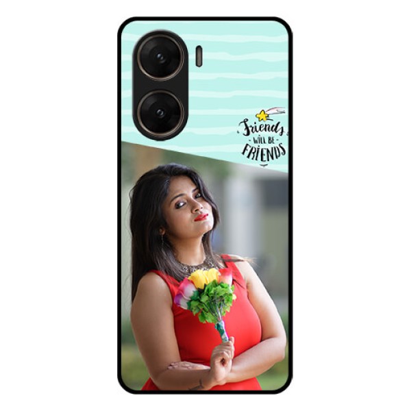 Vivo V29E 5G Custom Glass Phone Case - Friends Picture Icon Design