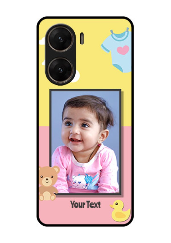 Vivo V29E 5G Custom Glass Phone Case - Kids 2 Color Design