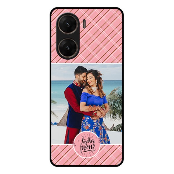 Vivo V29E 5G Custom Glass Phone Case - Together Forever Design