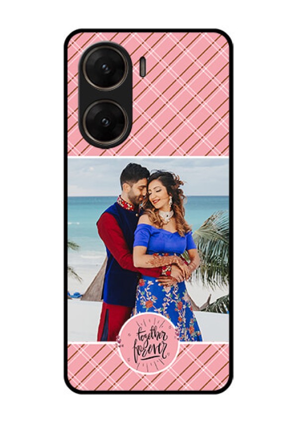 Vivo V29E 5G Custom Glass Phone Case - Together Forever Design