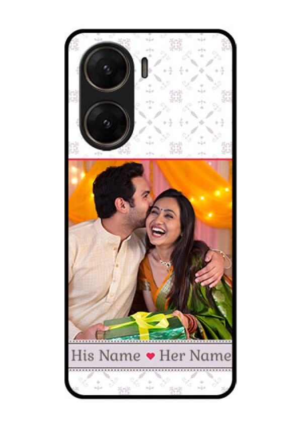 Vivo V29E 5G Custom Glass Phone Case - With Photo And Ethnic Design