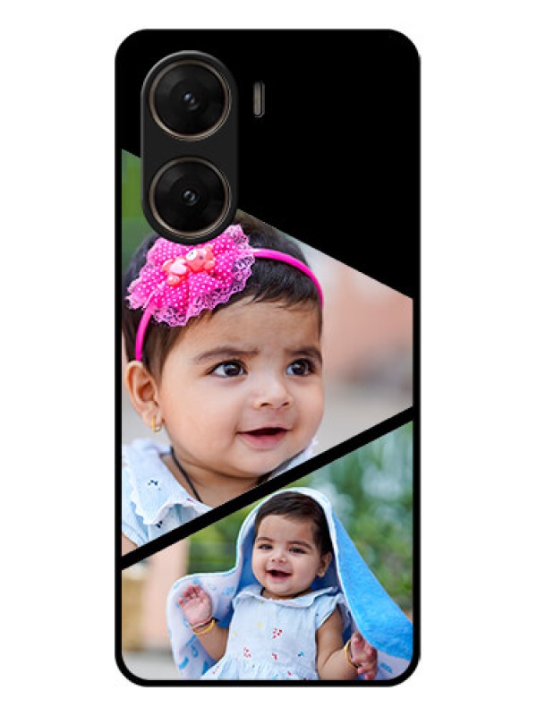 Custom Vivo V29E 5G Custom Glass Phone Case - Semi Cut Design