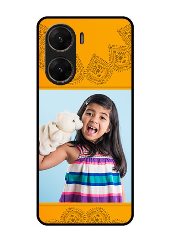 Vivo V29E 5G Custom Glass Phone Case - Photo Wedding Design