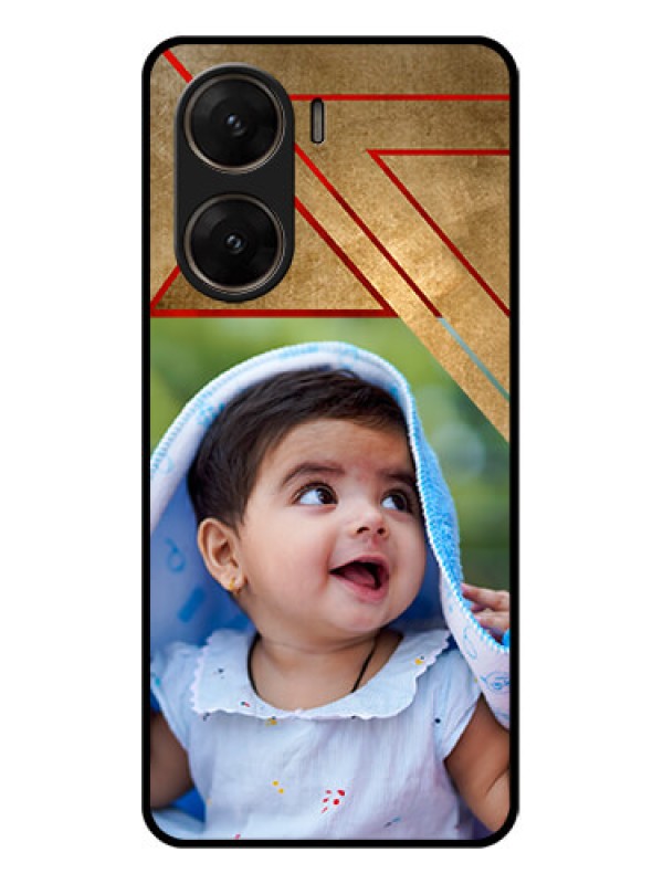 Custom Vivo V29E 5G Custom Glass Phone Case - Gradient Abstract Texture Design