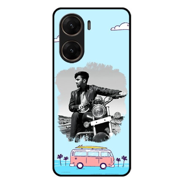 Vivo V29E 5G Custom Glass Phone Case - Travel & Adventure Design
