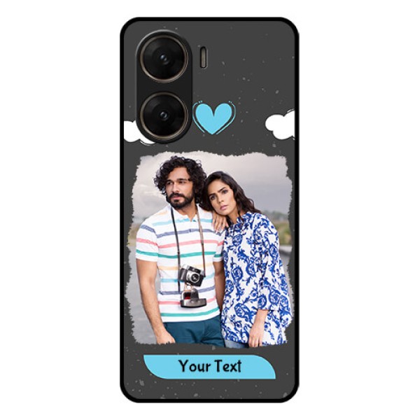 Vivo V29E 5G Custom Glass Phone Case - Splashes With Love Doodles Design Vivo V29E 5G Custom Glass Phone Case - Splashes With Love Doodles Design