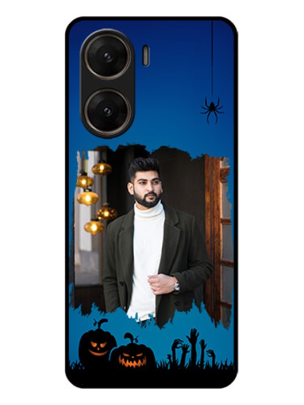 Custom Vivo V29E 5G Custom Glass Phone Case - With Pro Halloween Design