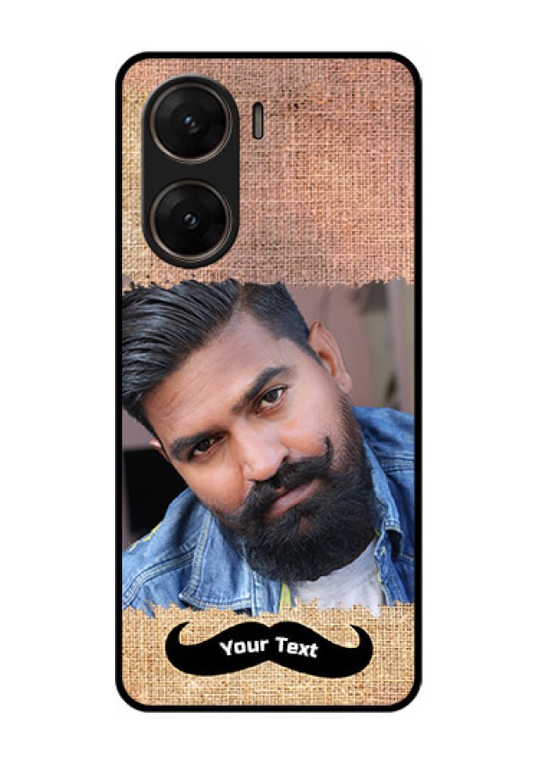 Vivo V29E 5G Custom Glass Phone Case - With Texture Design