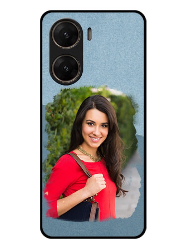 Custom Vivo V29E 5G Custom Glass Phone Case - Grunge Line Art Design