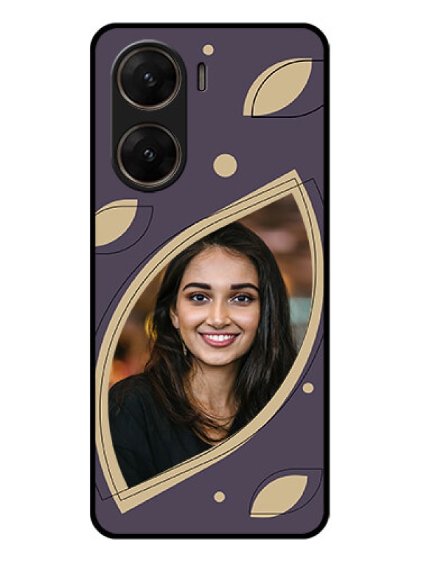 Custom Vivo V29E 5G Custom Glass Phone Case - Falling Leaf Design