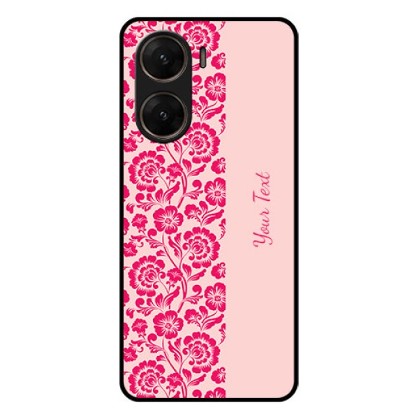 Vivo V29E 5G Custom Glass Phone Case - Attractive Floral Pattern Design