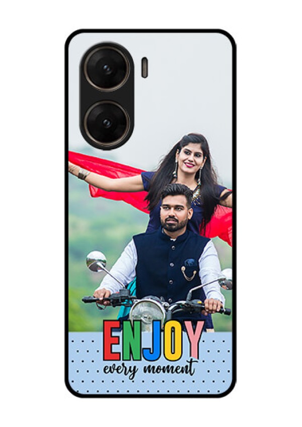 Vivo V29E 5G Custom Glass Phone Case - Enjoy Every Moment Design