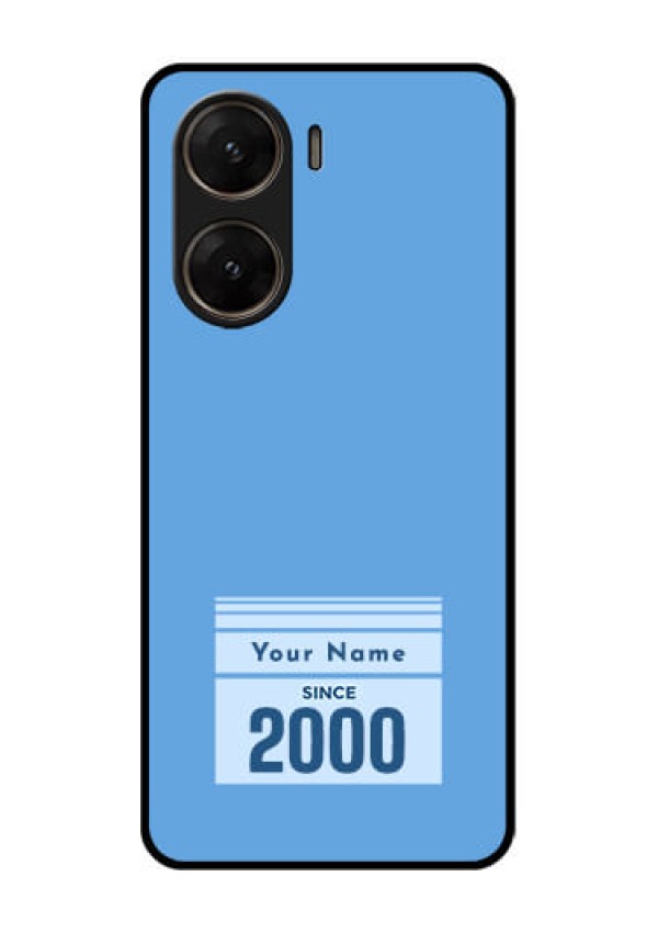 Vivo V29E 5G Custom Glass Phone Case - Custom Year Of Birth Design