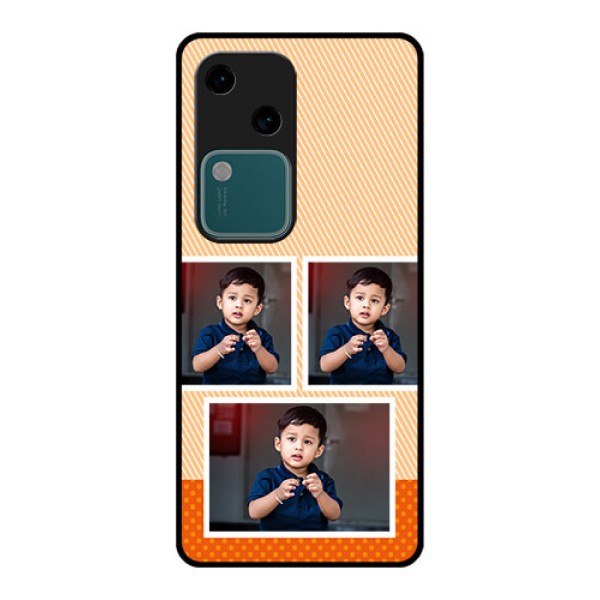 Vivo V30 5G Custom Glass Phone Case - Bulk Photos Upload Design Vivo V30 5G Custom Glass Phone Case - Bulk Photos Upload Design
