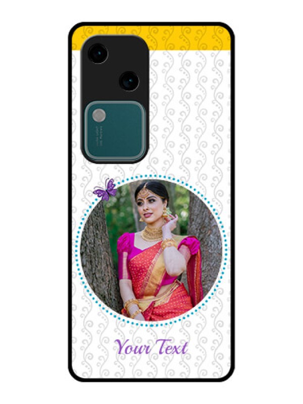 Custom Vivo V30 5G Custom Glass Phone Case - Girls Premium Case Design