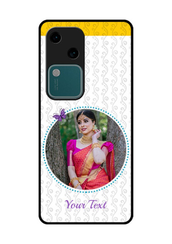 Vivo V30 5G Custom Glass Phone Case - Girls Premium Case Design