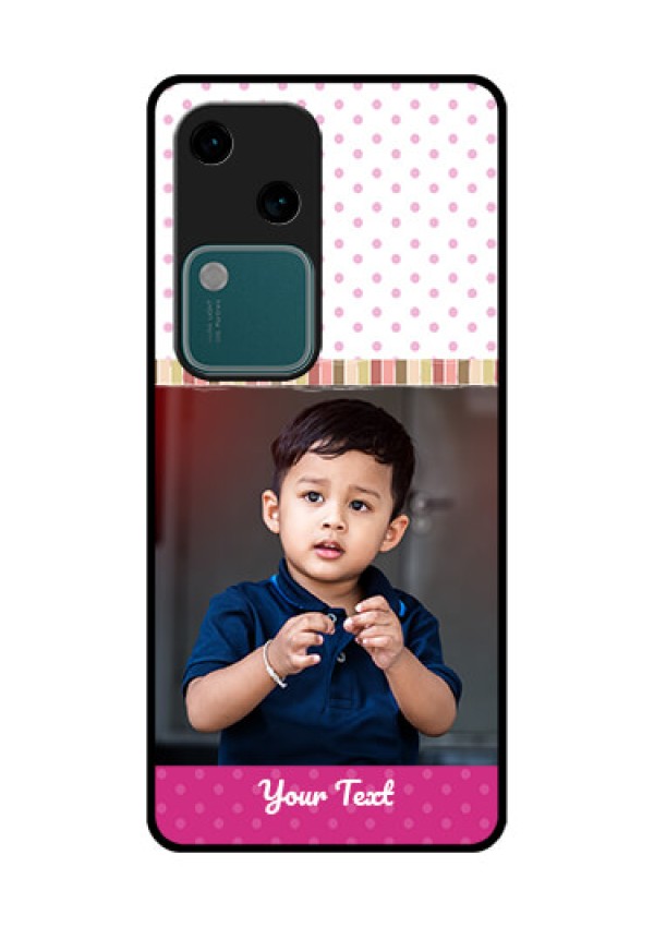 Vivo V30 5G Custom Glass Phone Case - Cute Girls Cover Design