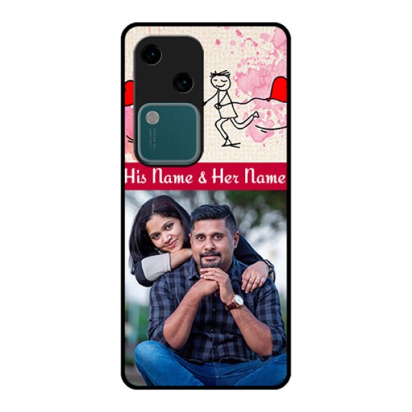 Vivo V30 5G Custom Glass Phone Case - You And Me Case Design