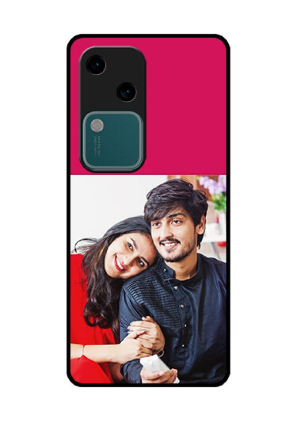 Vivo V30 5G Custom Glass Phone Case - Anniversary Cover Design