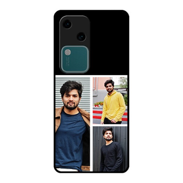Vivo V30 5G Custom Glass Phone Case - Upload Multiple Picture Design Vivo V30 5G Custom Glass Phone Case - Upload Multiple Picture Design